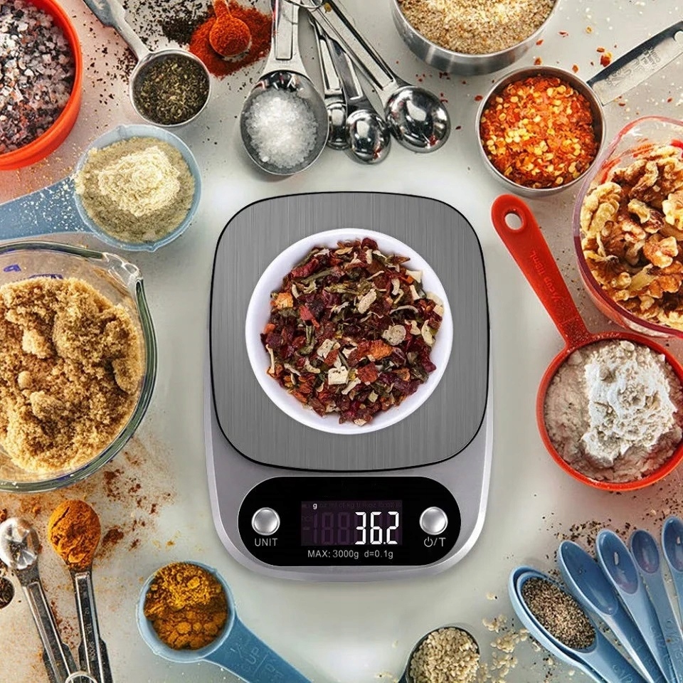 WAGA KUCHENNA PRECYZYJNA 5000g/0,1g WYŚWIETLACZ LCD JUBILERSKA Marka Lewer